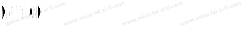 Dustyland字体转换