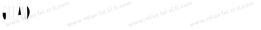 Gilland字体转换