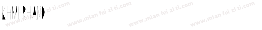 Khmerhand字体转换
