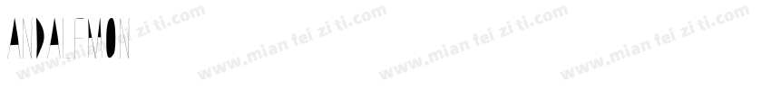 andalemon字体转换