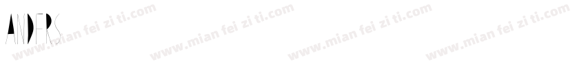 anders字体转换