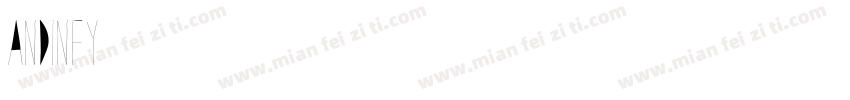 andiney字体转换