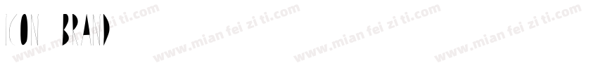 icon-brand字体转换
