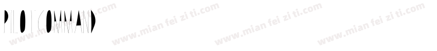 pilotcommand字体转换