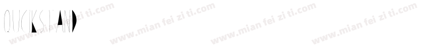 qucikstand字体转换