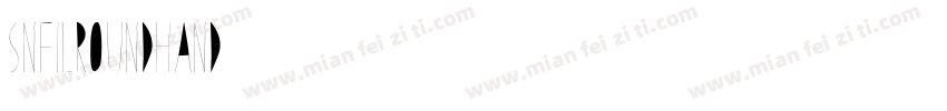 sneilroundhand字体转换