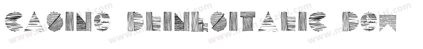 Casino3DLinesItalic-DOW19字体转换