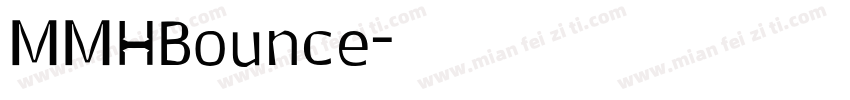 MMHBounce字体转换