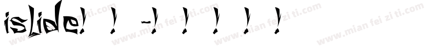 islide云犹字体转换