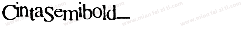 CintaSemibold字体转换