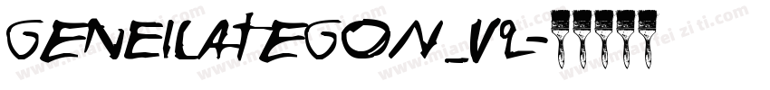 GenEiLateGoN_v2字体转换