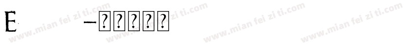 Estensi字体转换