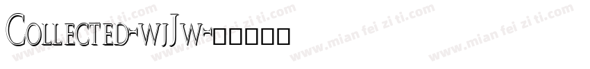 Collected-wjJw字体转换