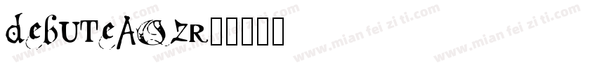 Debute-aqZR字体转换