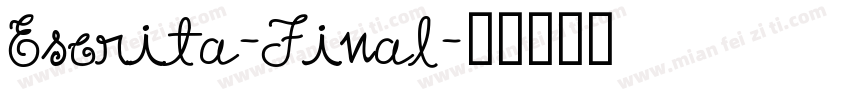 Escrita-Final字体转换