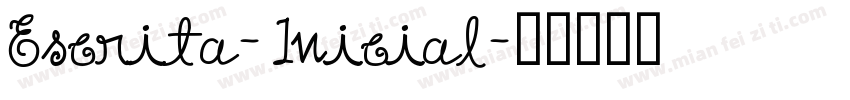 Escrita-Inicial字体转换