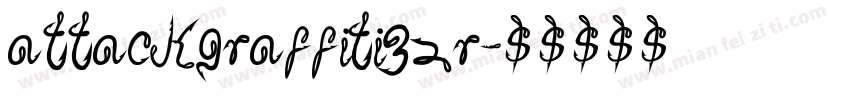 AttackGraffiti3ZR字体转换