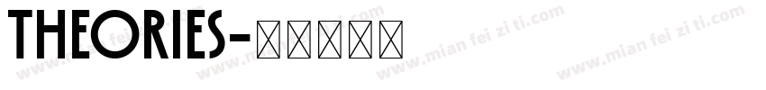 Theories字体转换