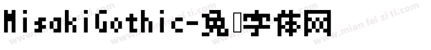 MisakiGothic字体转换