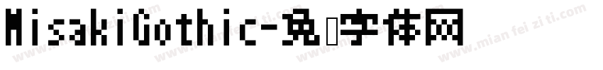 MisakiGothic字体转换