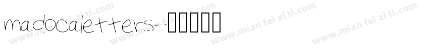 madocaletters字体转换