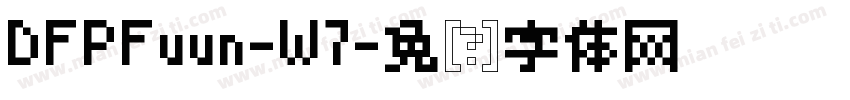 DFPFuun-W7字体转换