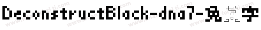 DeconstructBlack-dna7字体转换