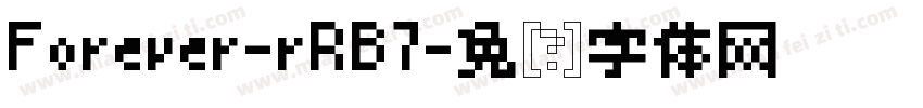 Forever-rRB7字体转换