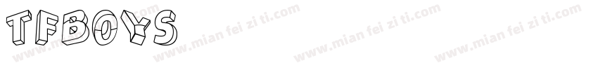 TFBOYS字体转换