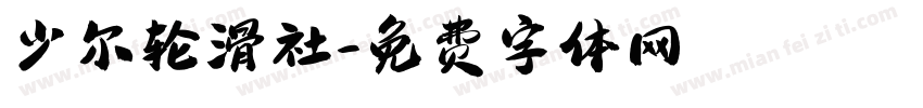 少尔轮滑社字体转换