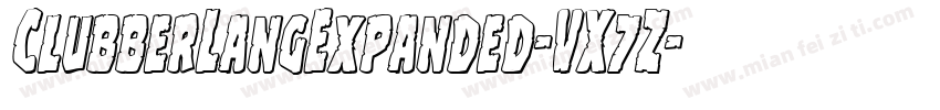 ClubberLangExpanded-VX7Z字体转换