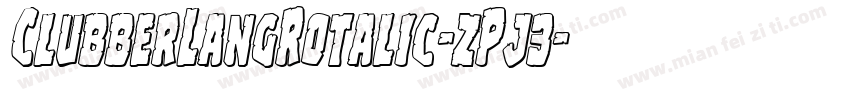 ClubberLangRotalic-zPj3字体转换