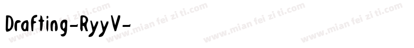 Drafting-RyyV字体转换