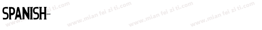 spanish字体转换