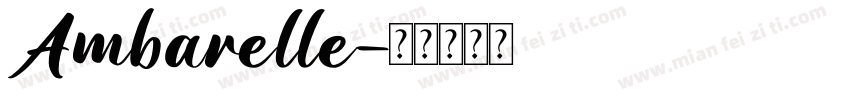 Ambarelle字体转换