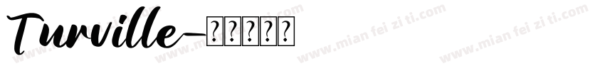 Turville字体转换