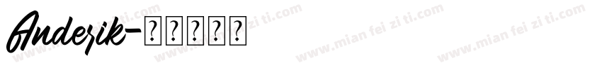 Anderik字体转换