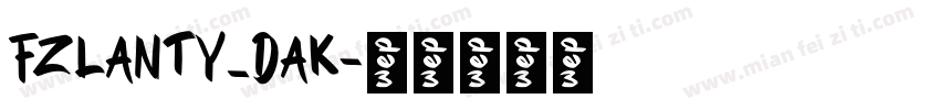 FZLANTY_DAK字体转换