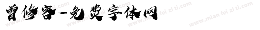曾修容字体转换
