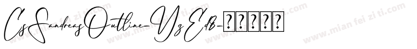 CsSandreasOutline-YzEd8字体转换