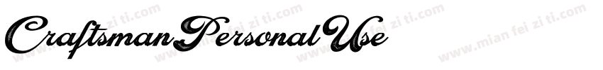 CraftsmanPersonalUse字体转换