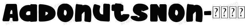 AaDonutsNon字体转换