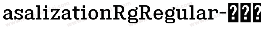 asalizationRgRegular字体转换