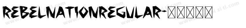 REBELNationRegular字体转换