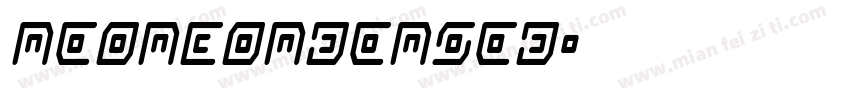NeonCondensed字体转换