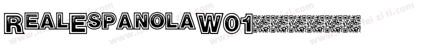 RealEspanolaW01字体转换