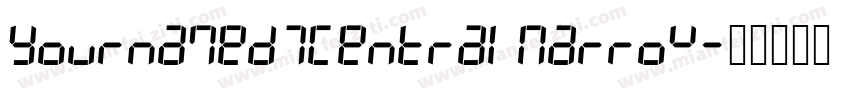 YournameD7CentralNarrow字体转换