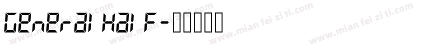 GeneralHalf字体转换