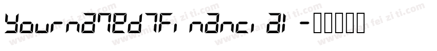 YournameD7Financial字体转换