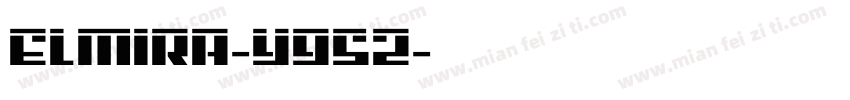 Elmira-y952字体转换